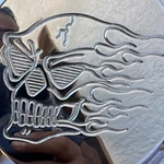 70-98 Harley Evolution 3 Hole Primary Derby Cover Joker Machine Hotheadskull. Fixed Price $72.00.