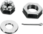 Colony Axle Nut Kit Chrome 8162-3. Fixed Price $18.00.