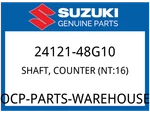 Suzuki Oem Part 24121-48G10 Shaft,cntr (NT:16). Fixed Price $286.11.