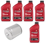 Kendall 20W50 Conv. Oil Change Chrome Nut Filter Kit Harley Twin Cam M8 99+. Fixed Price $64.95.