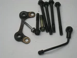 1983 Honda Sc Nighthawk Output Case Hardware Bolts/bracket/oiler. Fixed Price $11.16.