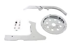 Chrome Belt Guard Kit Fits Harley Davidson V-twin 27-0158. Fixed Price $201.89.