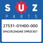 27531-01H00-000 Suzuki Spacer,engine Sprocket 2753101H00000, New Genuine Oem Par. Fixed Price $41.51.