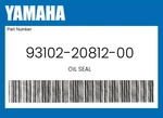 Yamaha Genuine Oil Seal 93102-20812-00. Fixed Price $10.05.