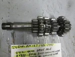 Suzuki 1986 1991 RM125 Drive Axle 24121-01X00 ( Clutch Goes On ) With Gears. Fixed Price $69.95.