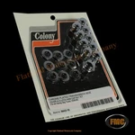 Colony 8442-19, Transmission Side Cover Nut Set, 1936-1984 Big Twin, Cap Style. Fixed Price $24.71.
