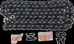 Rk Black Chrome 520 Max Drive Chain 120 Links Rx Ring Kawasaki KX250F 04-17. Fixed Price $143.95.