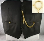 Albert Pocket Watch Chain W/ Large Spring Ring; Various Finish Options. Fixed Price $47.00.