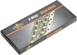 525 Motorcycle Chain 110 Links With Connecting Master Link, X-ring Gold. Fixed Price $30.00.