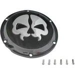 Drag Specialties 1107-0551 Black Split Skull Derby Cover For 04-22 Sportster. Fixed Price $61.95.