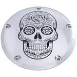 Custom Engraving Ltd. Chrome Sugar Skull Derby Cover SSKUL-12. Fixed Price $214.50.
