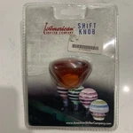 American Shifter Company Knob Clear Amber W/sparkle Retro Nos. Fixed Price $19.99.