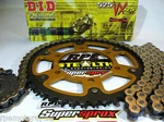 Suzuki GSXR600 2011-16 Did 525 X-ring Gold Supersprox Chain And Sprockes Kit. Fixed Price $269.95.