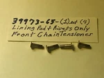 Harley 39973-65 (1) Set (4) Lining Pad & Rivets Only For Front Chain Tensioner. Fixed Price $10.50.