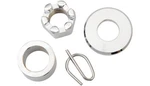 Colony Axle Spacer/nut Kit Rear Chrome #9997-3 Harley Davidson Sportster. Fixed Price $29.08.