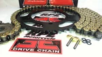 2001-03 Suzuki GSXR600 Jt Z3 Gold 520 X-ring Quick Accel Chain And Sprockets Kit. Fixed Price $169.95.