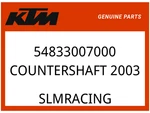 Ktm Oem Part 54833007000 Countershaft 2003. Fixed Price $157.51.