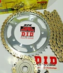 2007-2021 Kawasaki KLE650 Versys Did Gold 520 VX3 X-ring Chain And Sprockets Kit. Fixed Price $229.95.