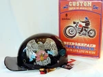 Qudas Motorcycle Helmet And Skull Half Mask Honoring Veterans American Eagle -xl. Fixed Price $28.00.