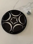 New Carl Brouhard Designs 7.5 Inch Derby Cover Harley Davidson Sportster Hole. Fixed Price $18.00.