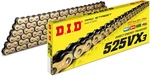 D.i.d Pro Street VX3 X-ring Chain 525 Pitch -116 Links Gold / Black. Fixed Price $206.17.