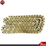 New Motorcycle 520 O-ring Gold Drive Chain 120 Links X With Masterlink. Fixed Price $21.15.