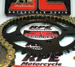 Kawasaki EX500 Ninja '87/09 Chain And Sprocket Kit Oem Or Custom. Fixed Price $139.95.