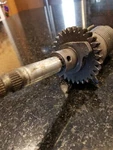 Kawasaki H1 Kickstarter Shaft Crank 69 70 71 72 13245-009 Gear 13077-002. Fixed Price $50.00.