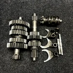 90-91 Kawasaki KX250 Oem Transmission Assembly Gears Shafts Forks Drum Main/coun. Fixed Price $270.59.