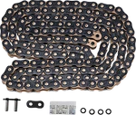 Ek Sportbike Chain Links For Black/gold 525ZVX3-160KG. Fixed Price $274.19.