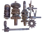 1986-1988 Suzuki RM125 Transmission & Shift Drum Shaft Forks Etc.. Fixed Price $59.00.