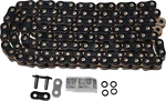 Ek Sportbike Chain For Links Black/gold 520ZVX3-120KG. Fixed Price $194.09.