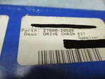 Suzuki Oem New Drive Chain Kit 27000-20820 Gsxr 600. Fixed Price $169.99.