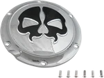 Drag Specialties 1107-0550 Split Skull Derby Cover Chrome. Fixed Price $82.95.