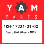 1KH-17221-01-00 Yamaha Gear, 2ND Wheel (30T) 1KH172210100, New Genuine Oem Part. Fixed Price $124.28.