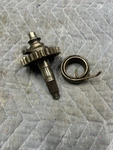 1985 Kawasaki Tecate 250 Kick Start Gear Spindle # 13066-1026 59051-1051. Fixed Price $125.00.