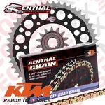 Ktm EXCF450 Chain & Sprockets Renthal R3 O-ring Twinring Black 2003-2024. Fixed Price $261.90.