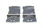 Vtwin Chrome Rocker Box Cover Set Fits 1999-2017 Harley Cam Fxst Fxd Flst. Fixed Price $406.58.