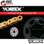 Bmw S1000RR 12-18 Vortex 520 Chain And Sprocket Kit 16-45 Tooth CKG7410. Fixed Price $272.27.