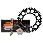 Primary Drive Chain And Sprocket Kit Aluminum Black Rear/gold X-ring. Fixed Price $122.55.