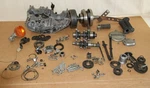 1973 Honda Transmission Gears Misc Motor Engine Parts Lower Case. Fixed Price $79.00.