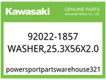 Kawasaki Oem Part 92022-1857 WASHER,25.3X56X2.0. Fixed Price $14.23.