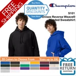 Champion Unisex Reverse Weave Hooded Sweatshirt Pouch Pocket Up To 3XL S101. Fixed Price $57.59.