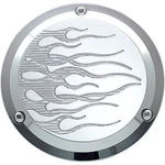 Joker Machine 3-HOLE Derby Cover Flamed Chrome #921017FC Harley Davidson. Fixed Price $118.05.