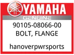 Yamaha Oem Part 90105-08066-00 Bolt, Flange. Fixed Price $10.49.