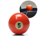 Orange Number 5 Solid Billiard Pool Ball Custom Shift Knob - Steel 16MM Insert. Fixed Price $34.95.