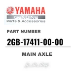 Yamaha Genuine Oem Parts Main Axle 2GB-17411-00-00 For WR250F. Fixed Price $101.01.