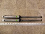 1976 Kawasaki KM100 Enduro K731) Left And Right Front Forks Suspensions Set. Fixed Price $98.99.