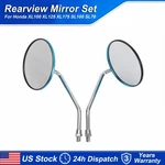 Pair Rearview Mirror For Honda XL100 XL125 XL175 SL100 CB125S2 88110-329-730 Us. Fixed Price $22.55.