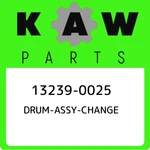 13239-0025 Kawasaki Drum-assy-change 132390025, New Genuine Oem Part. Fixed Price $318.67.